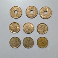 Lotto 9 monete Spagna 