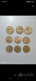 Lotto 9 monete Spagna 