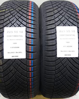 2 GOMME 225 55 18 CONTINENTAL BR1999