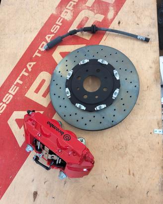 Impianto frenante maggiorato Brembo Abarth e Mito