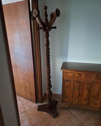 Attaccapanni in legno anni 70