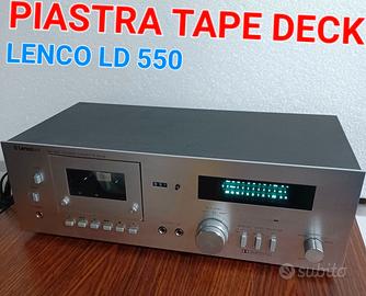 PIASTRA Lenco LD 550 Tape Deck Stereo Hi Fi