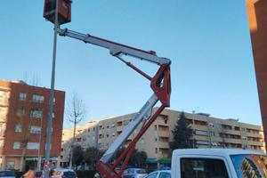 PIATTAFORMA SENZA STABILIZZATORI 12 MT sbraccio 7