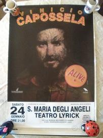 Manifesto originale concerto Vinicio Capossela