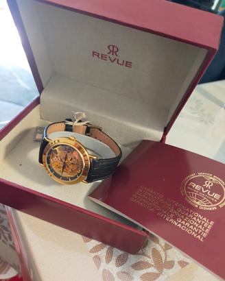 orologio Revue scheletrato automatico box garanzia