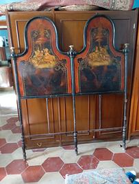 Testiera e pediera letto dell' 800