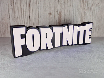 Fortnite scritta - Logo decorazione 3D