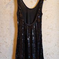 Abito vintage in paillettes Motivi tg S