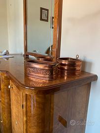 Set di contenitori in rame vintage