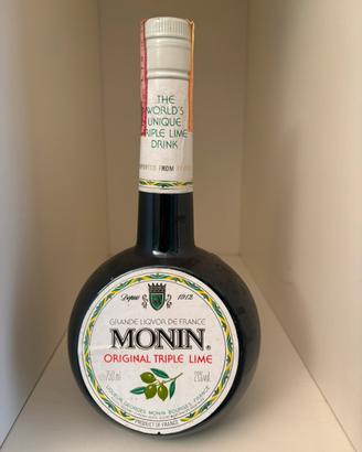 Liquore Monin triple lime anni 80