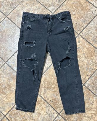 PANTALONI UOMO NERI PULL&BEAR