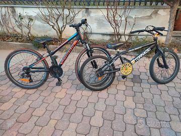 2 bici ragazzo/a MTB e BMX