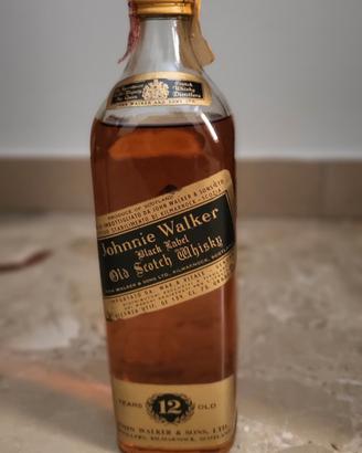 Johnnie Walker black lebel vintage 70/80