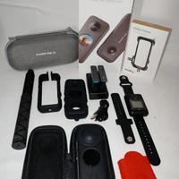 Insta360x2 più tutti gli accessori presi a parte