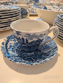 Servizio Inglese vintage Myott Royal Mail blu 