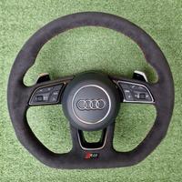 Volante Piatto Audi Completo Full Alcantara RS S