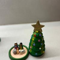 ADDOBBI NATALIZI-MINI PRESEPI TERRACOTTA