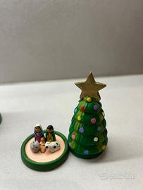 ADDOBBI NATALIZI-MINI PRESEPI TERRACOTTA