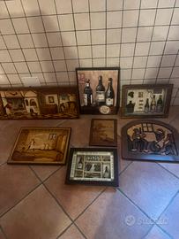 N 7 quadri per taverna in blocco
