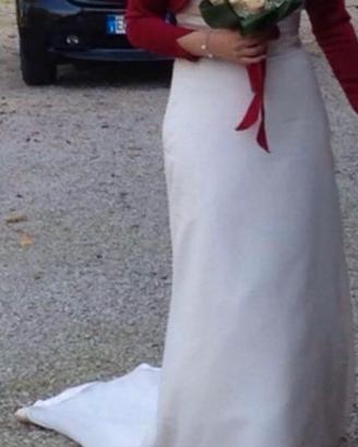 Abito da sposa color cipria - tg44
