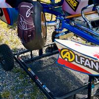 Carrello porta kart acciaio