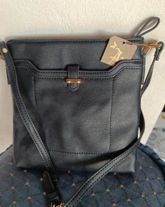 Borsa Blu a Tracolla Accessorize,nuova