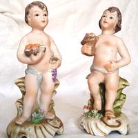 Coppia Stauine Capodimonte Anni '60
