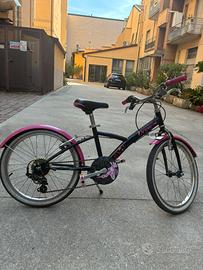 Bici Bambina Btwin 20" Rosa Nera