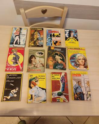 Romanzi gialli libri e fumetti anni 1960 1961 1962