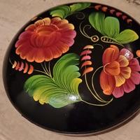 Scatola tonda in legno