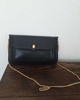 Borsa vintage Must de Cartier nera in pelle