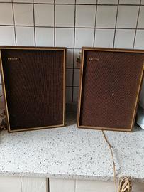 2 casse stereo Philips vintage