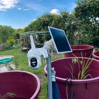 Telecamera a pannello solare 4G
