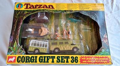 TARZAN CORGI GIFT SET VINTAGE TOYS 1970 no robot