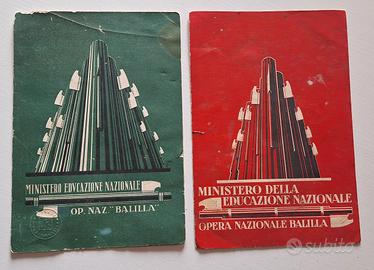 Pagelle Opera Nazionale Balilla Viterbo 1931/32