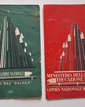 Pagelle Opera Nazionale Balilla Viterbo 1931/32