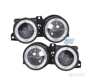 FARI BMW SERIE 3 E30 82-94 ANGEL EYES FONDO NERO