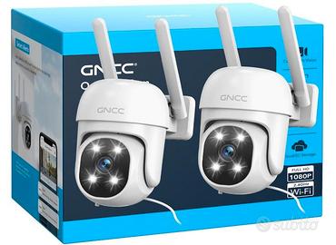 GK2 Kit 2 Telecamera Wi-Fi Esterno 1080P Videocame