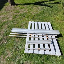 2 plafoniere con neon caldi e freddi