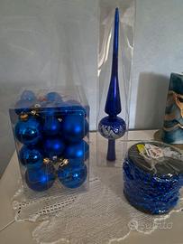 Sfere di Natale Blu Polare