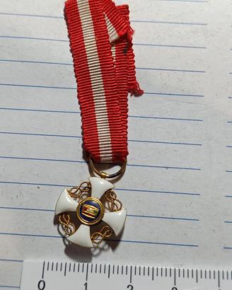 medaglia oro cavaliere d Italia mignon 