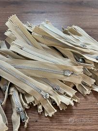 Cerniere zip cm 14 beige