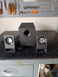 SISTEMA ALTOPARLANTI CON SUBWOOFER