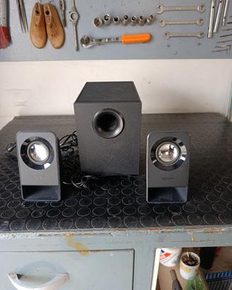 SISTEMA ALTOPARLANTI CON SUBWOOFER