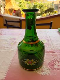 Caraffa Vintage Verde Smeraldo e Oro