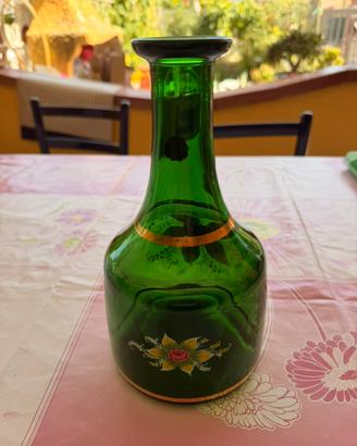 Caraffa Vintage Verde Smeraldo e Oro