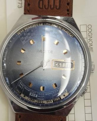 orologio russo PAKETA COLLEGE BLUE DIAL NUOVO