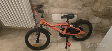 Bici bambino 4-6 anni 16 pollici arancione