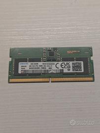 Samsung RAM DDR5 8GB (1×8GB) 5600MHz SO-DIMM