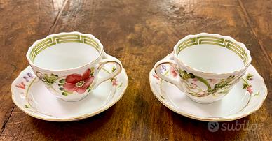 Versace Rosenthal tazzine caffè Flower fantasy